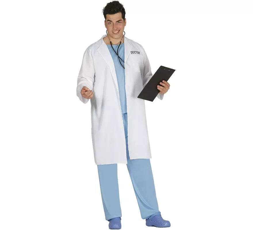 Disfraz de Doctor con bata para hombre
