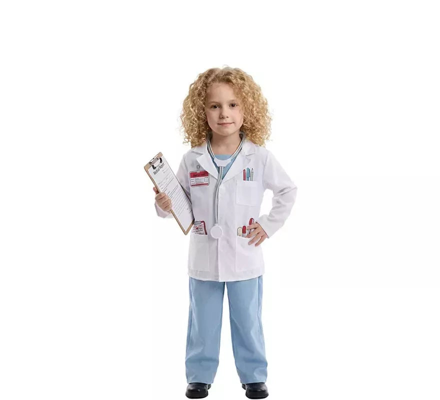 Disfraz de Doctor con identificación para niño