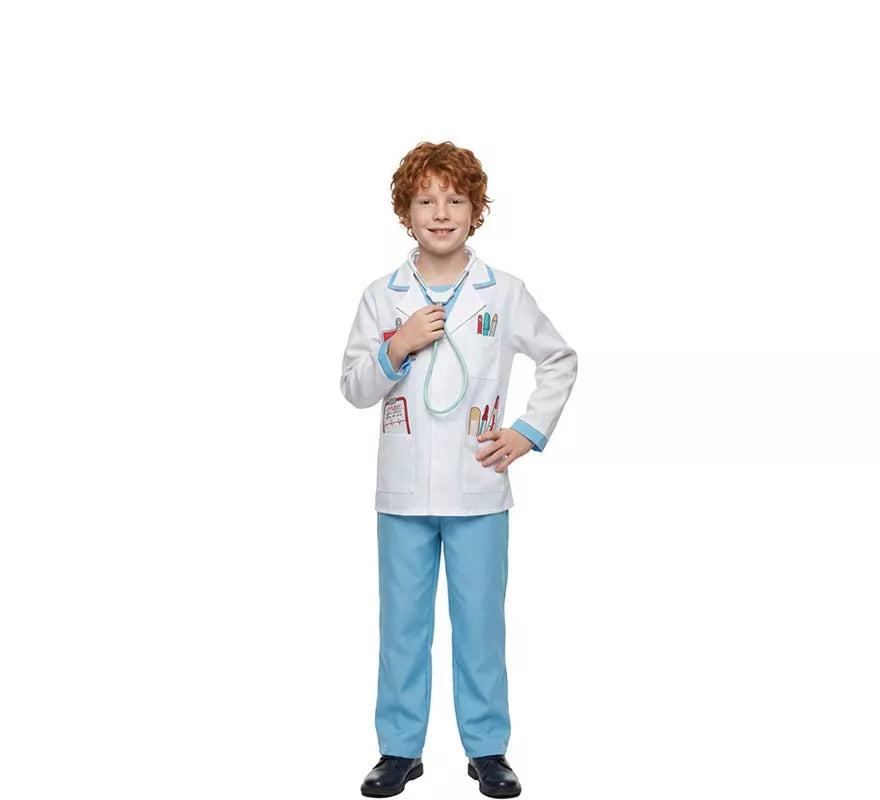Disfraz de Doctor con identificación para niño