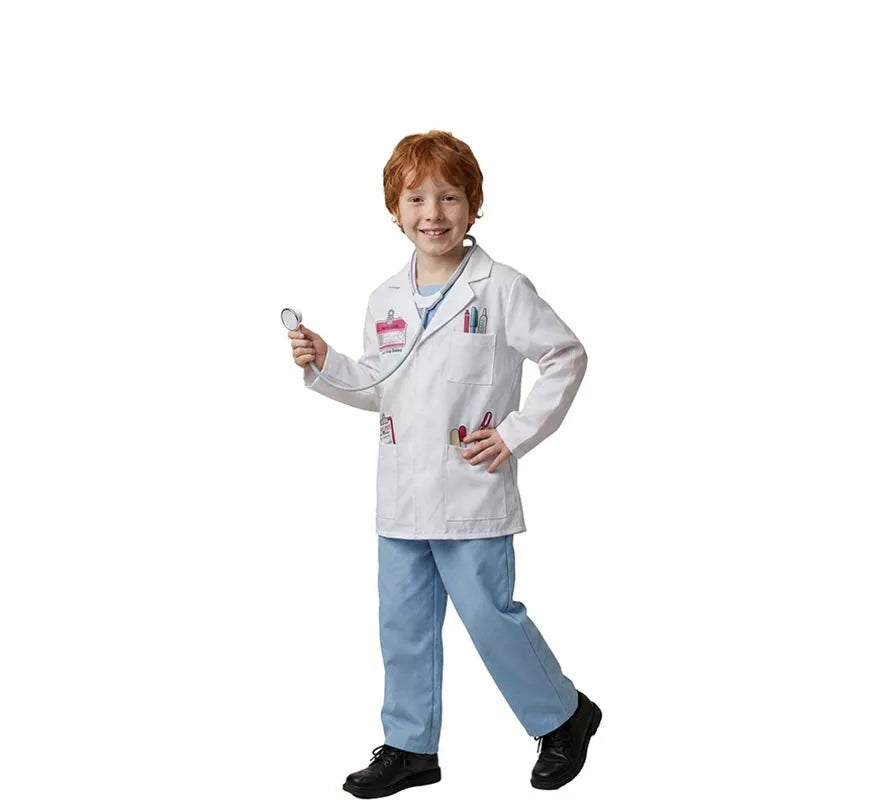 Disfraz de Doctor con identificación para niño