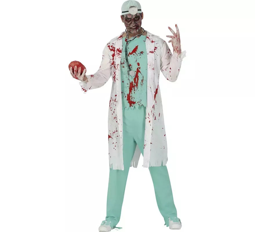 Disfraz de Doctor Zombie para hombre