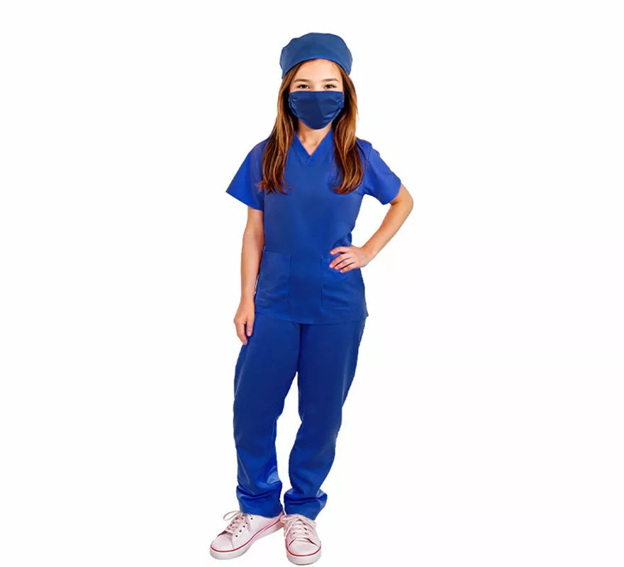Disfraz de Doctora azul para niños
