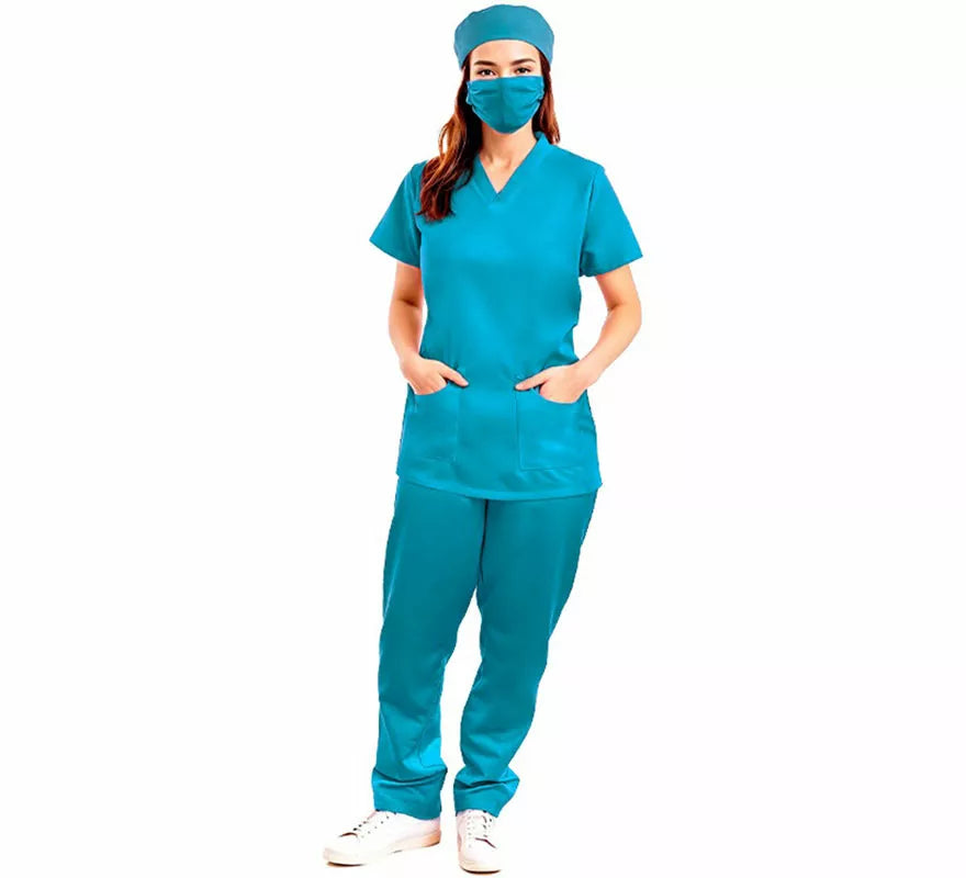 Translation missing: en.Disfraz de Doctora o Doctor verde para adulto