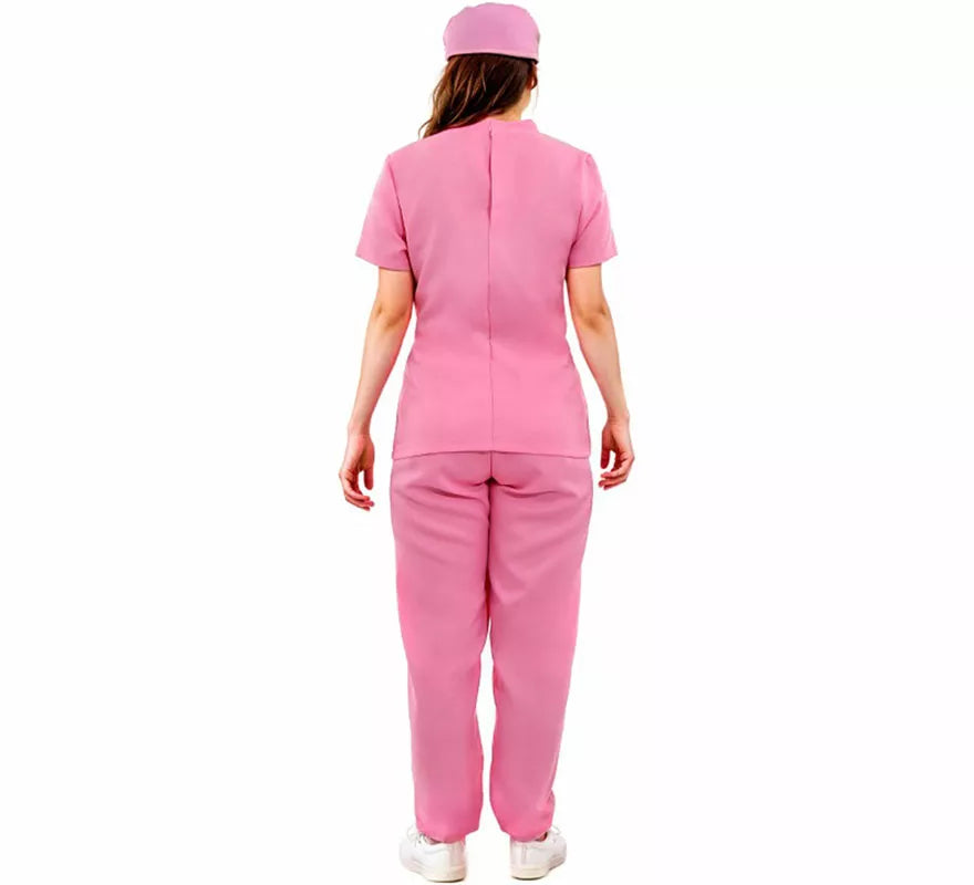 Disfraz de Doctora rosa para mujer