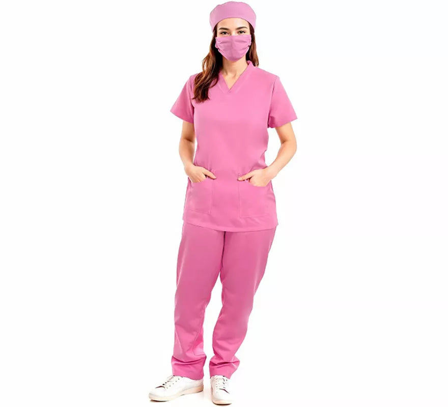 Disfraz de Doctora rosa para mujer