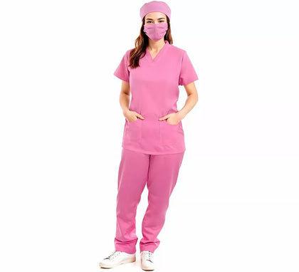 Disfraz de Doctora rosa para mujer