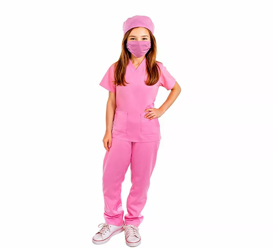 Translation missing: en.Disfraz de Doctora rosa para niña