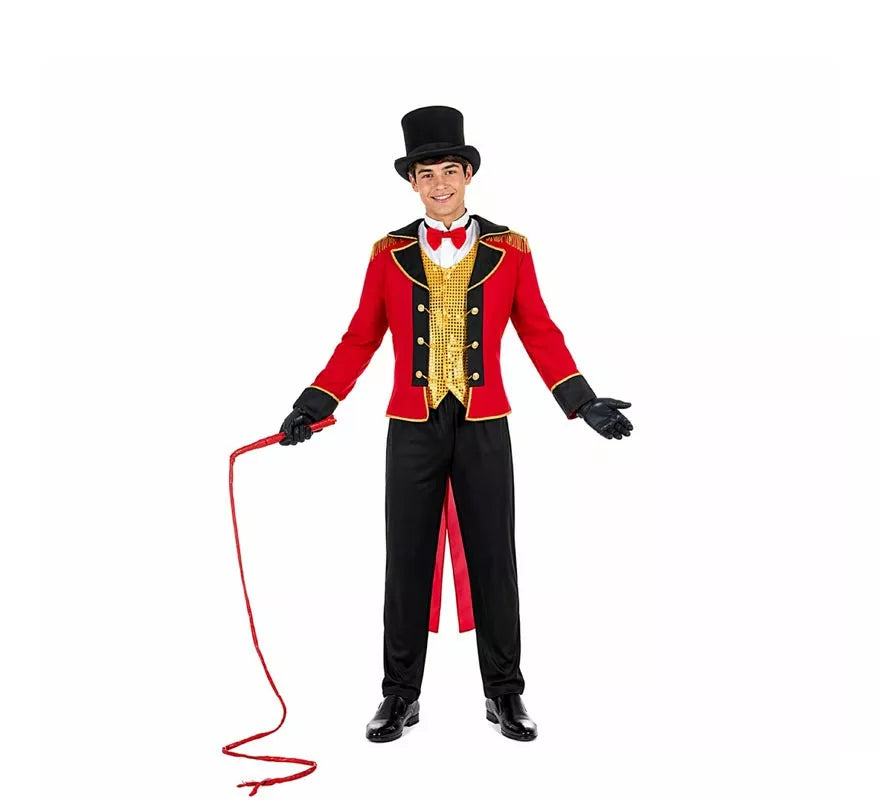 Disfraz de Domador Rojo para hombre