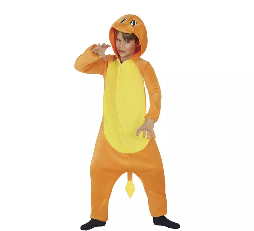 Disfraz de Dragón naranja para niños