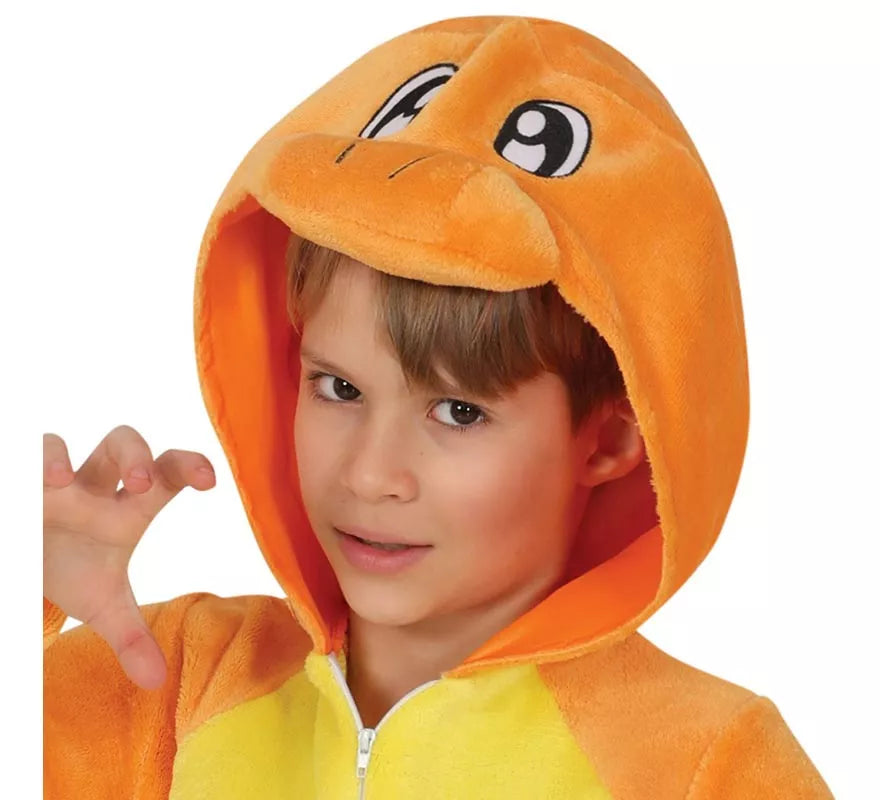 Disfraz de Dragón naranja para niños