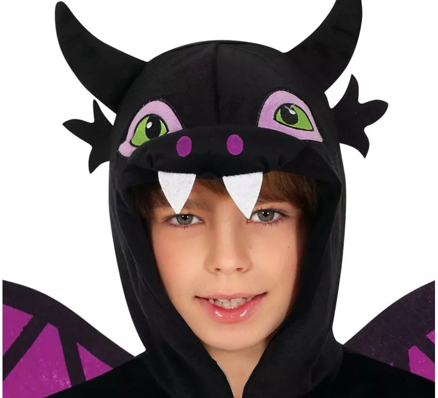 Disfraz de Dragón negro para niño