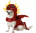 Disfraz de Dragón rojo para perro