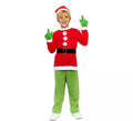 Disfraz de Duende Gruñón de Navidad para niño