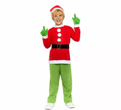 Grumpy Christmas Elf Costume for Boys