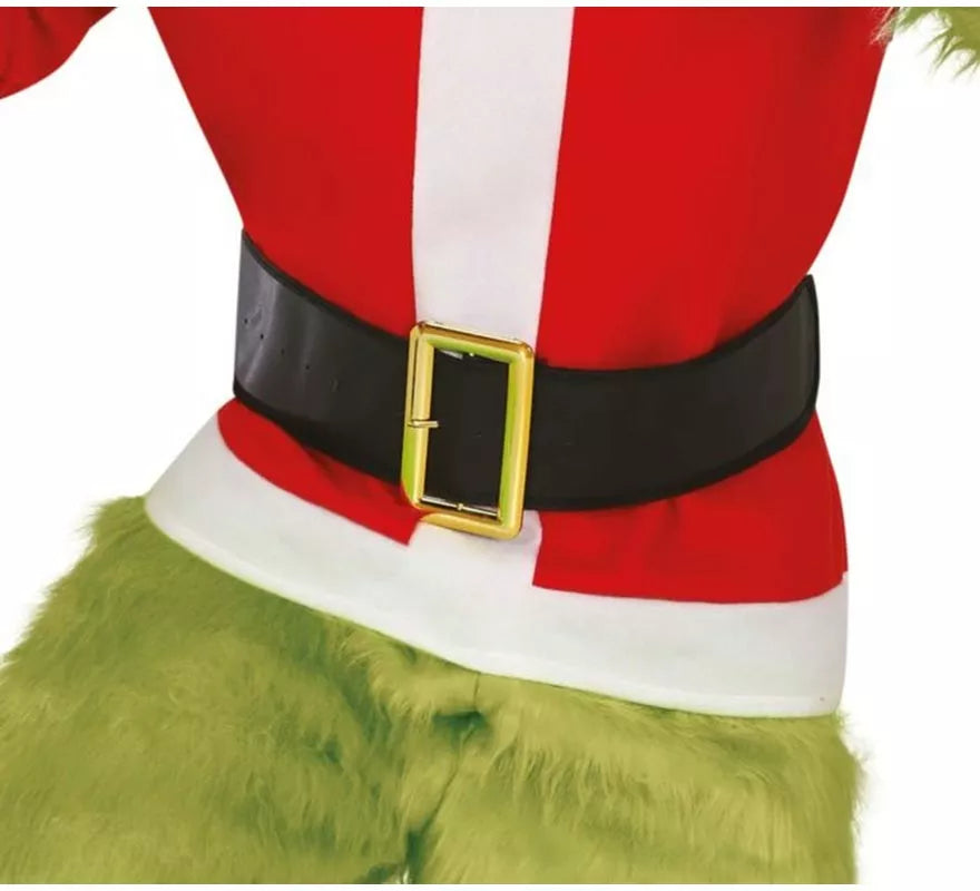 Disfraz de Duende Gruñón de Navidad verde para hombre