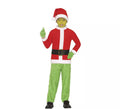 Disfraz de Duende Gruñón de Navidad verde para niño