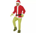 Disfraz de Duende Gruñón Navideño verde para hombre