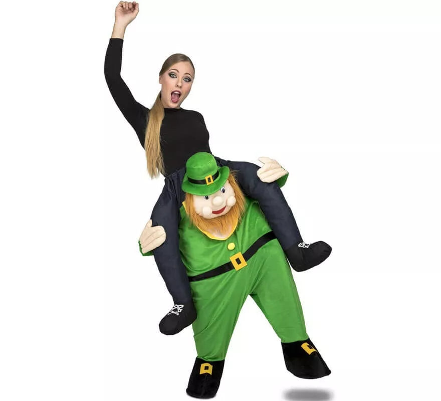 Disfraz de Duende Irlandés a hombros para adultos