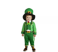 Fato de duende irlandês para crianças