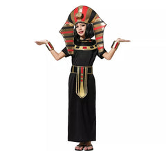 Dark Egyptian costume with headdress for girls