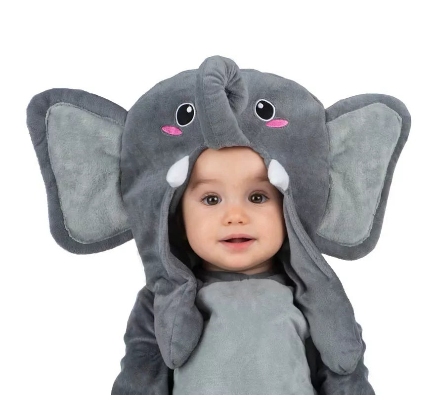 Translation missing: en.Disfraz de Elefante con orejas movibles para bebé y niños