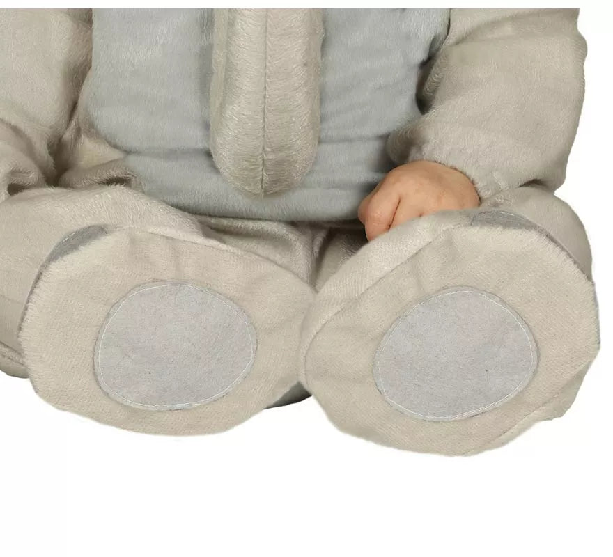 Disfraz de Elefante Gris para bebé