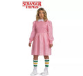 Disfraz de Eleven Rosa Classic de Stranger Things para niña