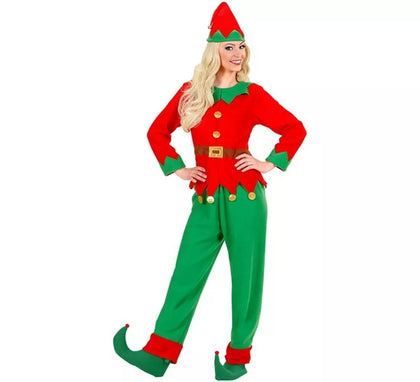 Disfraz de Elfa Ayudante de Santa Claus para mujer