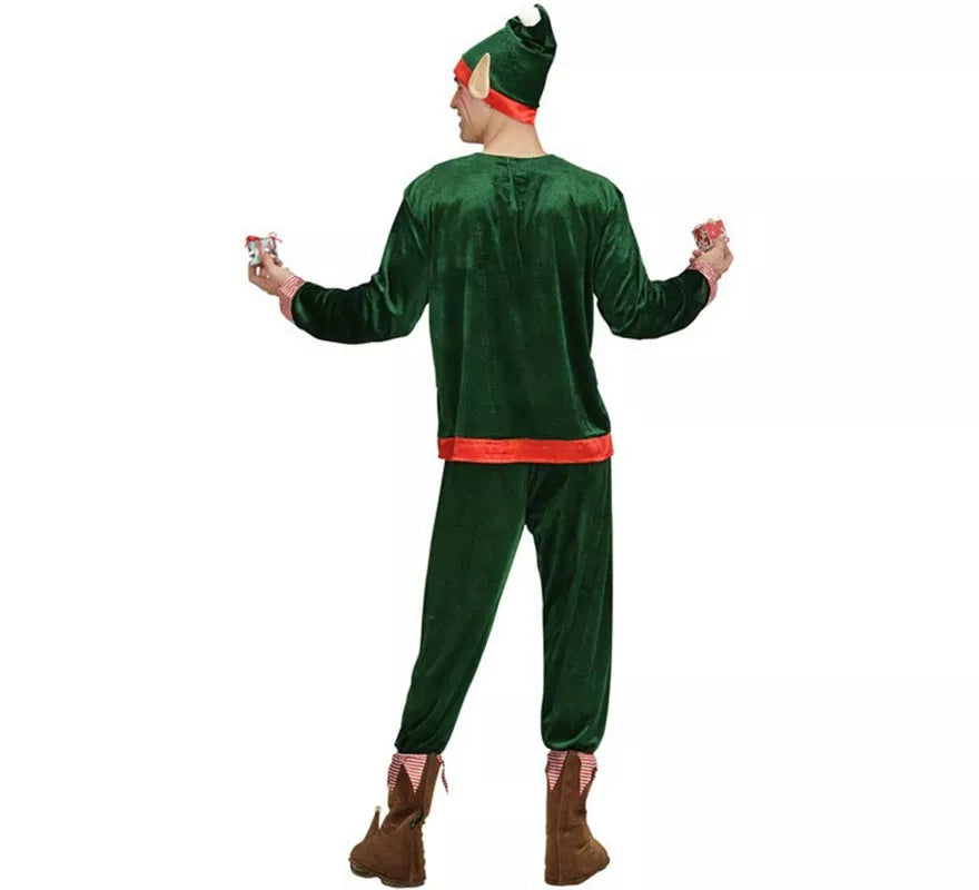 Translation missing: en.Disfraz de Elfo Ayudante de Papá Noel para hombre