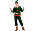 Disfraz de Elfo Ayudante de Papá Noel para hombre