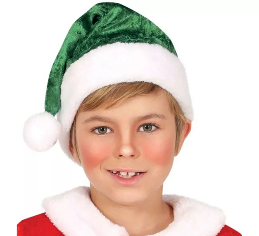Disfraz de Elfo Ayudante de Santa con gorro para niño