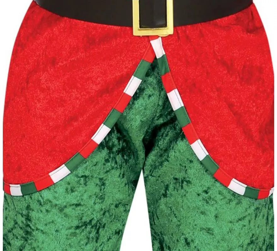 Translation missing: en.Disfraz de Elfo Ayudante de Santa con gorro para niño