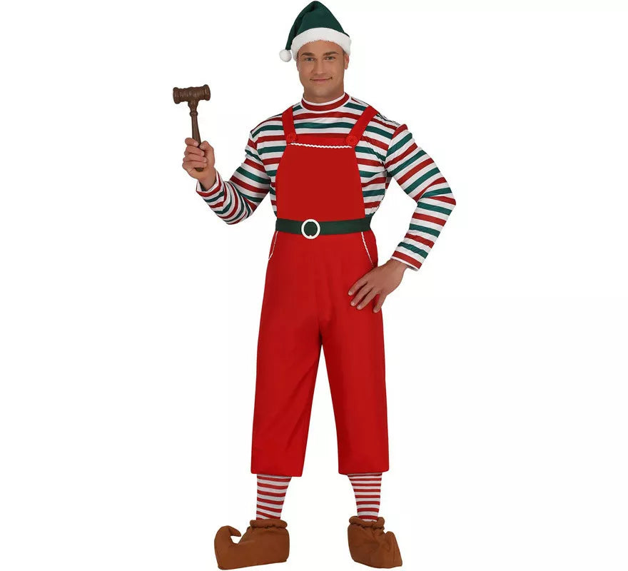 Translation missing: en.Disfraz de Elfo de Papá Noel para hombre