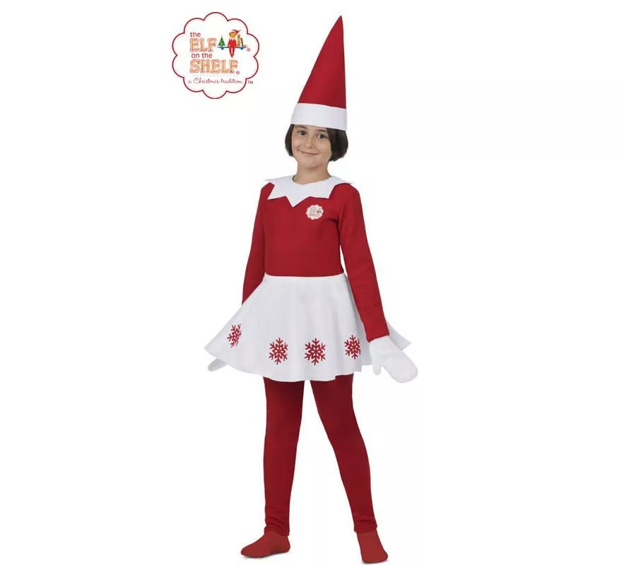 Translation missing: it.Disfraz de Elfo Travieso de Elf on the Shelf para niña