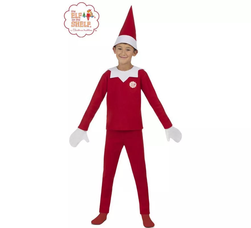 Translation missing: en.Disfraz de Elfo Travieso de Elf on the Shelf para niño