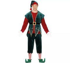 Dark Green Elf Costume for Men