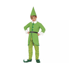 Green and Yellow Elf Costume for Child