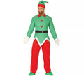 Disfraz de Elfo Verde y Rojo para hombre