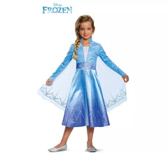 Frozen 2 Deluxe Travel Elsa Costume for Girls