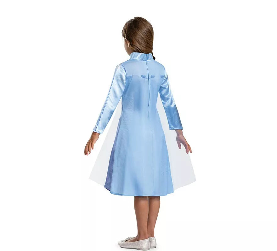 Translation missing: en.Disfraz de Elsa Frozen traje azul para niña