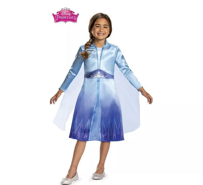 Disfraz de Elsa Frozen traje azul para niña