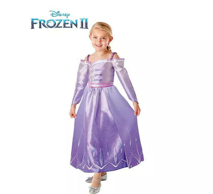 Disfraz de Elsa Morado de Frozen II para niña