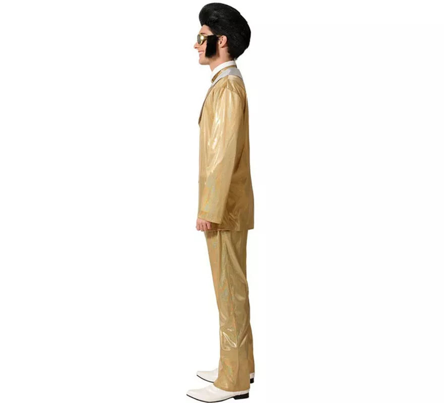 Disfraz de Elvis Dorado para hombre