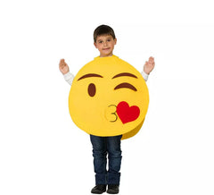 Kissing Emoticon Costume for children