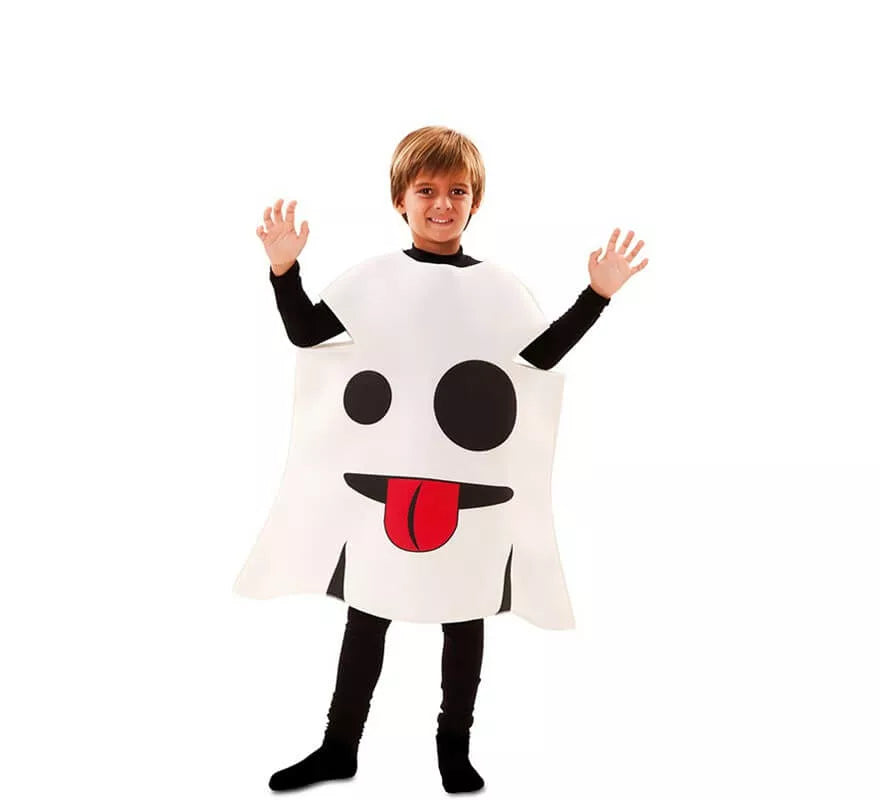 Disfraz de Emoticono Fantasma para niños
