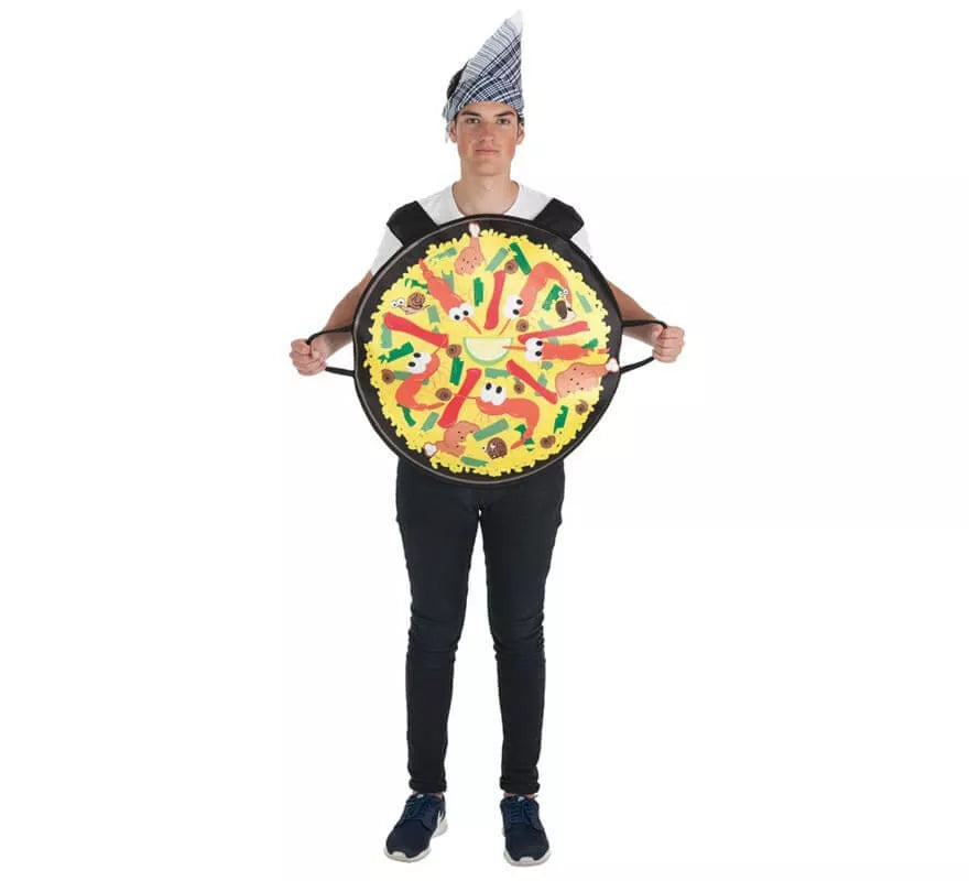 Disfraz de Emoticono Paella para adultos