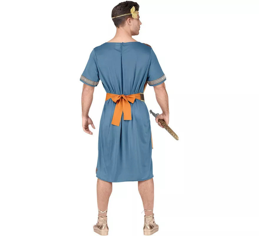 Disfraz de Emperador Romano Azul para hombre