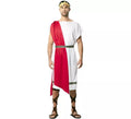 Disfraz de Emperador Romano con chal rojo para hombre