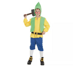 Yellow Fairy Tale Dwarf Costume for Child