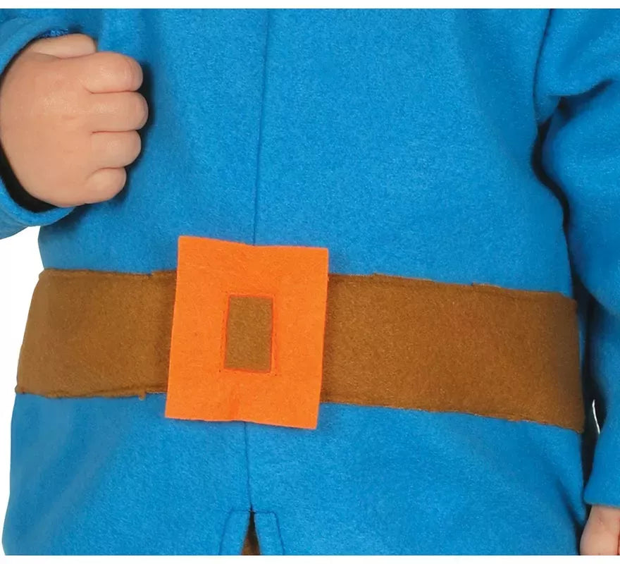 Disfraz de Enanito de Cuento azul para bebés